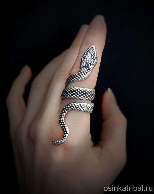 Кольцо "Змейка"