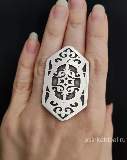 Кольцо в казахском стиле