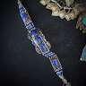 Непальский браслет "Синь небесная" - Непальский браслет "Синь небесная"